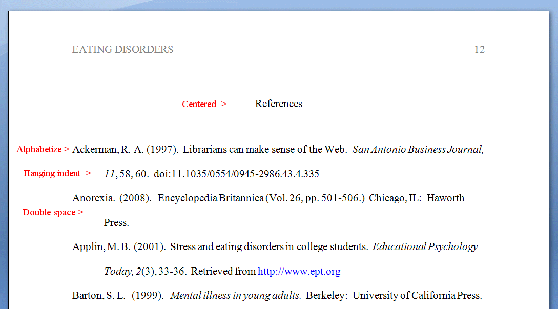 citing website reference